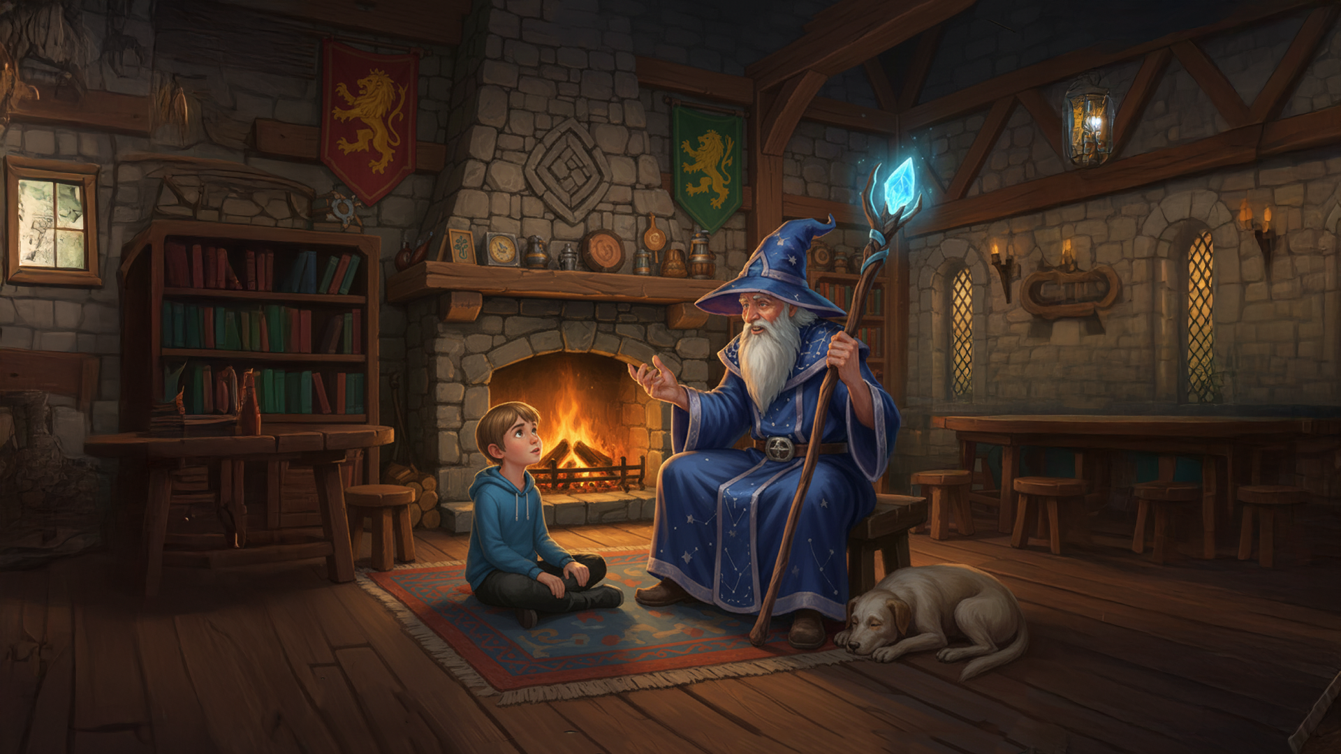 Storytelling — fantasy NPCs in immersive environments